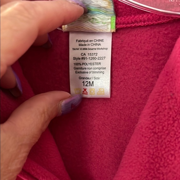 Kids Pink Pajamas with Butterfly Embroidery - Picture 4 of 6